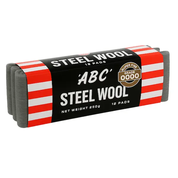 ABC Steel Wool 250g 12 Sleeves Grade 2 to 0000