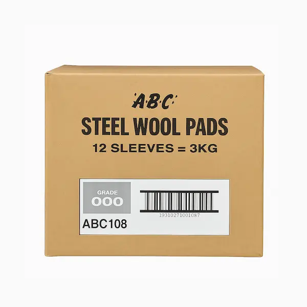 ABC Steel Wool 250g 12 Sleeves Grade 2 to 0000 - Image 6