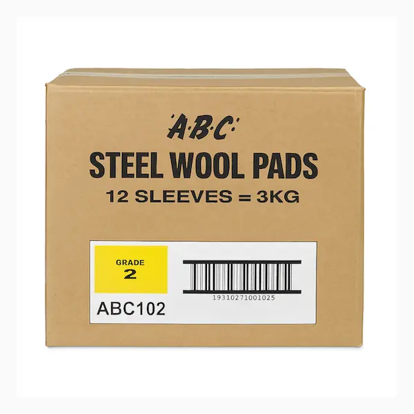 ABC Steel Wool 250g 12 Sleeves Grade 2 to 0000 - Image 8