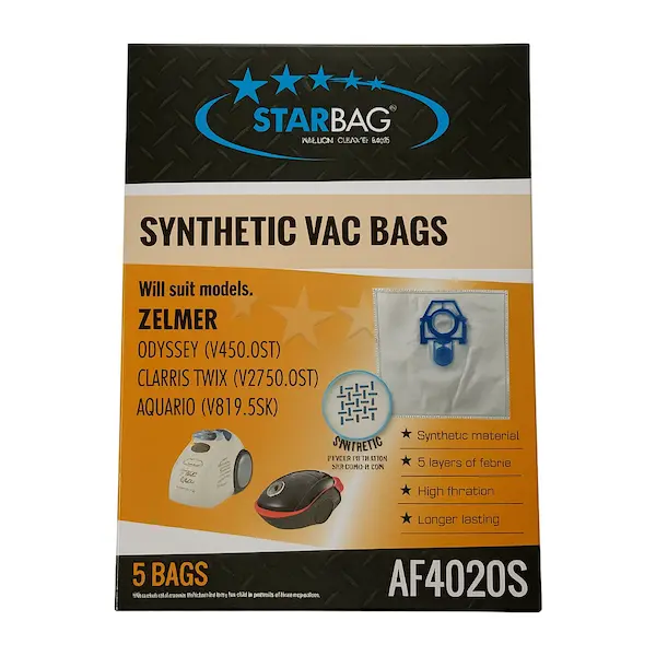 AF4020S Vacuum Cleaner Synthetic Bags