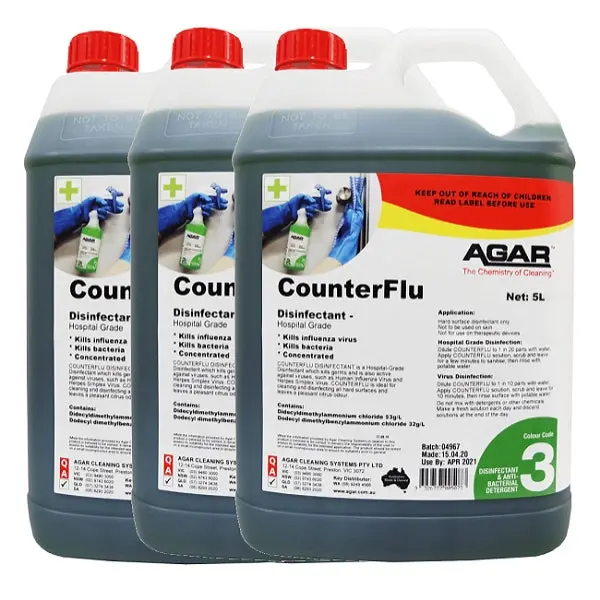 Agar Counter Flu Concentrated Hospital Grade Disinfectant | Citrus Fragrance - Image 5