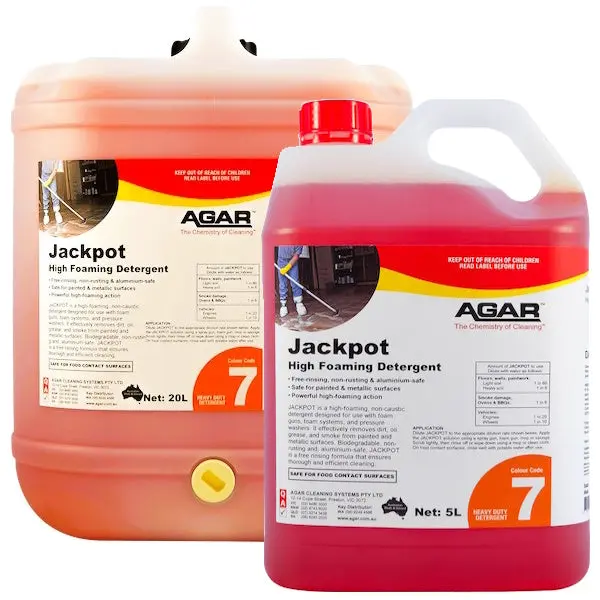 Agar Jackpot High Foam Degreaser for Foaming Gun and Pressure Washer