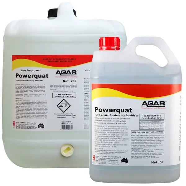 Agar Powerquat Twin Chain Sanitiser