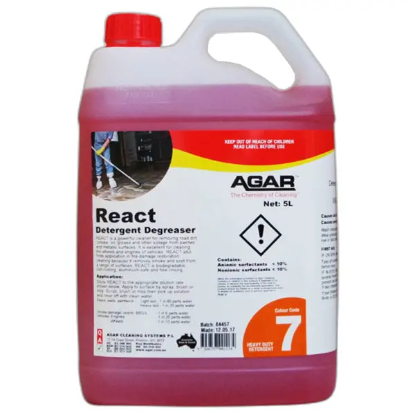 Agar React Degreaser for Smoke or Fire Restoration and Road Dirt - Image 3