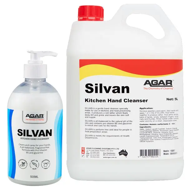 Agar Silvan Kitchen Hand Cleanser – Gentle, Food-Safe Hand Hygiene