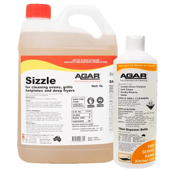 Agar Sizzle Oven and Grill Cleaner