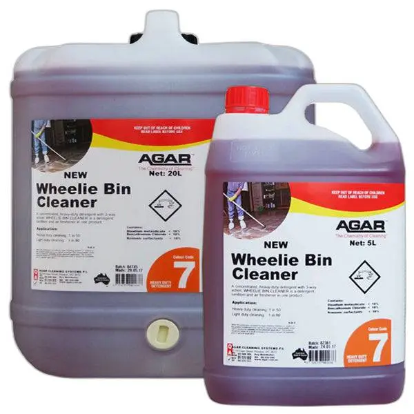 Agar Wheelie Bin Cleaner – Powerful Bin Sanitiser and Deodoriser