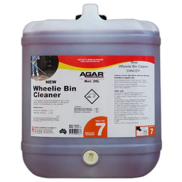 Agar Wheelie Bin Cleaner – Powerful Bin Sanitiser and Deodoriser - Image 4
