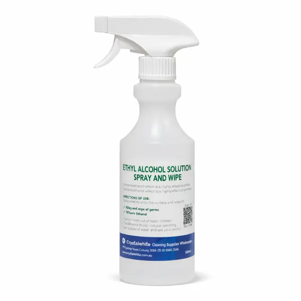 Alcohol Solution Spray and Wipe 500ml 78% Ethanol