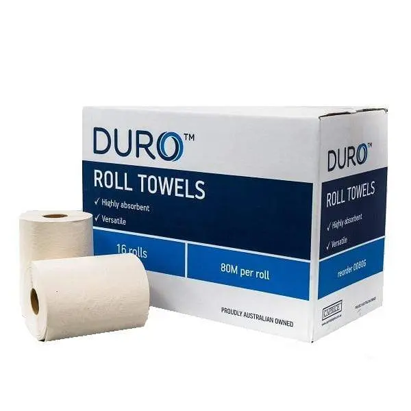 Caprice Duro Hand Towel 16 Rolls | 80m Long