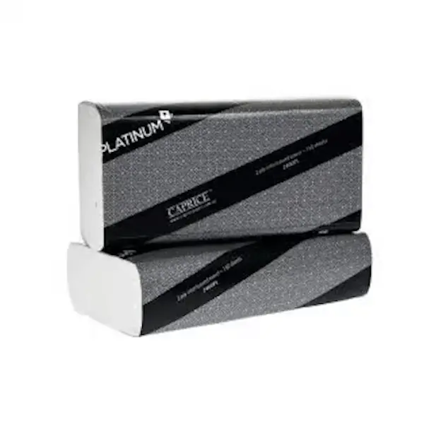 Caprice Platinum 2 Ply Interleaved Towel 24cm x 23cm | 2400 Sheets - Image 2