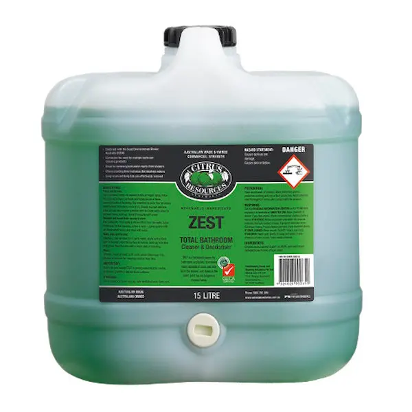 Citrus Resources Zest Concentrated Total Bathroom Cleaner and Deodoriser - Image 7