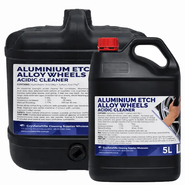 Crystalwhite Aluminium Etch Alloy Wheels Acidic Cleaner