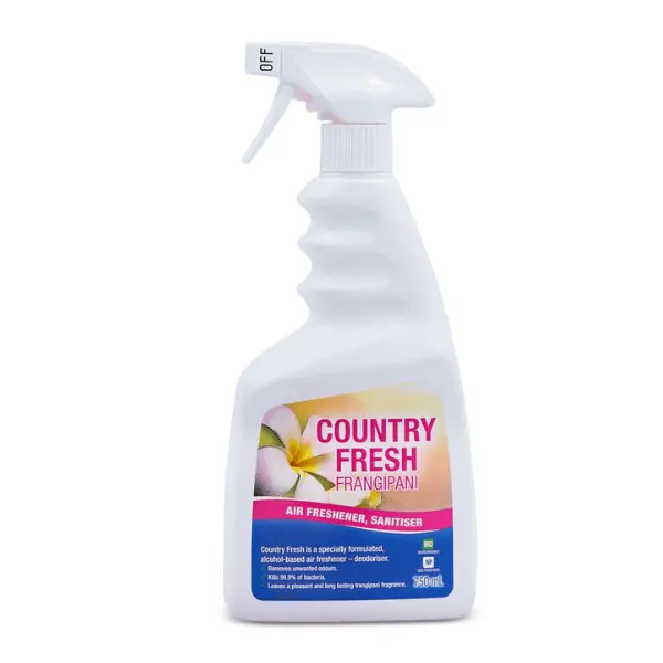Clean Plus Country Fresh Frangipani Air Freshener and Sanitiser - Image 2