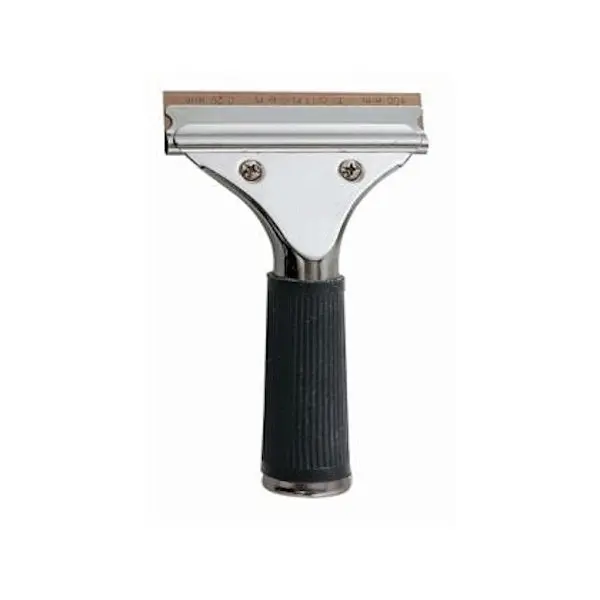 Crystalwhite Soft Grip Stainless Steel Scraper and 100mm Blade