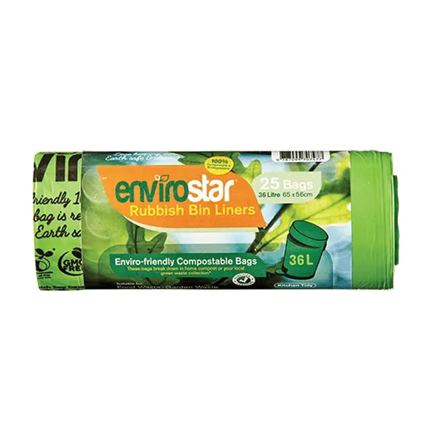 Envirostar 36Lt Compostable Bin Liner 18um | 500 Bags - Image 2