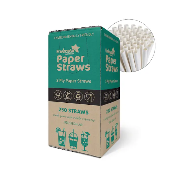 Envirostar Paper Straws Premium 3 Ply Black - Image 8