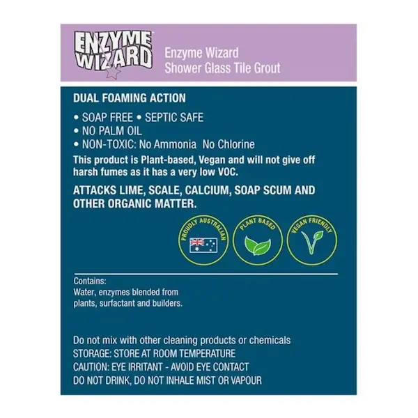 Enzyme Wizard Shower Glass Tile Grout Cleaner - Image 5