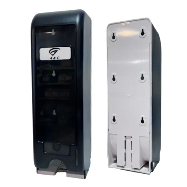 Gentility Black Triple Toilet Paper Dispenser