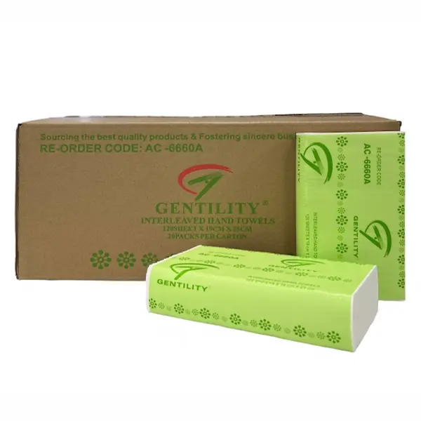 Gentility Compact Hand Towel 19 X 25cm | 2400 Sheets
