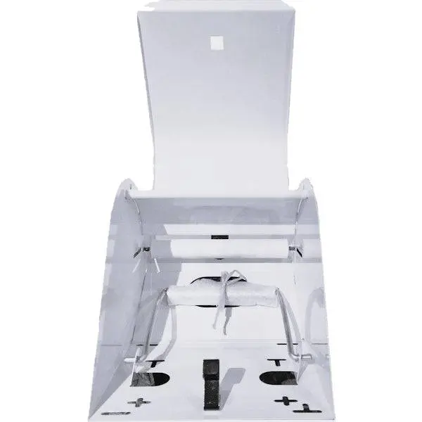Gentility White Hand Towel Roll Dispenser Metal - Image 3