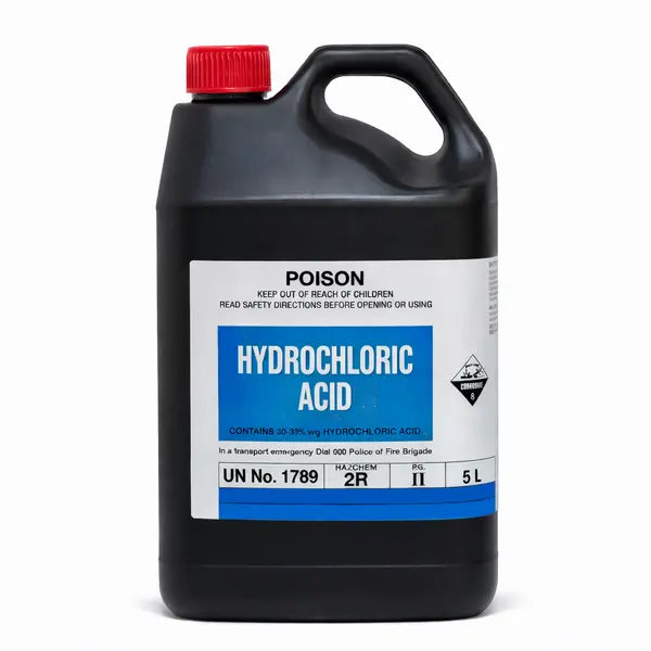 Hydrochloric Acid 5Lt HCI 330g/L | Spirit of Salts
