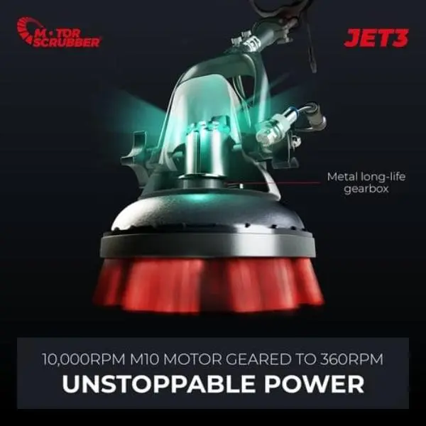 MotorScrubber Jet3 Cordless Long Handle Floor Scrubber - Image 16
