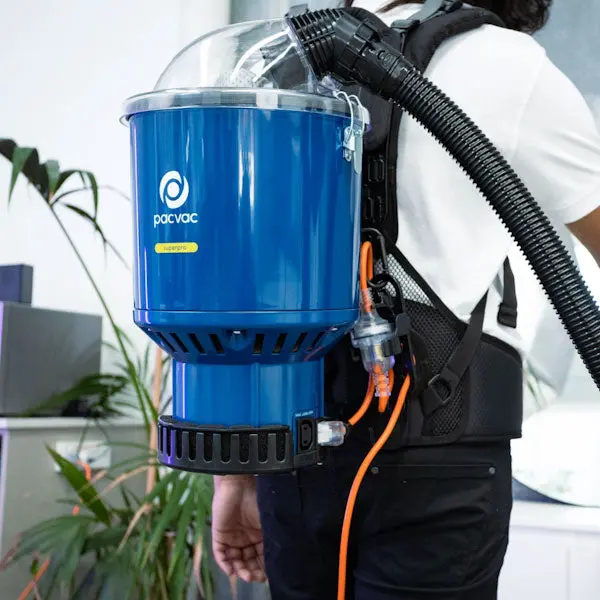 Pacvac Superpro Commercial Backpack Vacuum Cleaner Plus Free Service Kit - Image 3