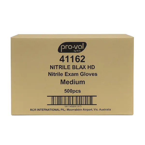 ProVal Premium Heavy Duty Black Nitrile Glove - Image 4