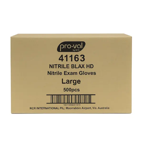 ProVal Premium Heavy Duty Black Nitrile Glove - Image 5