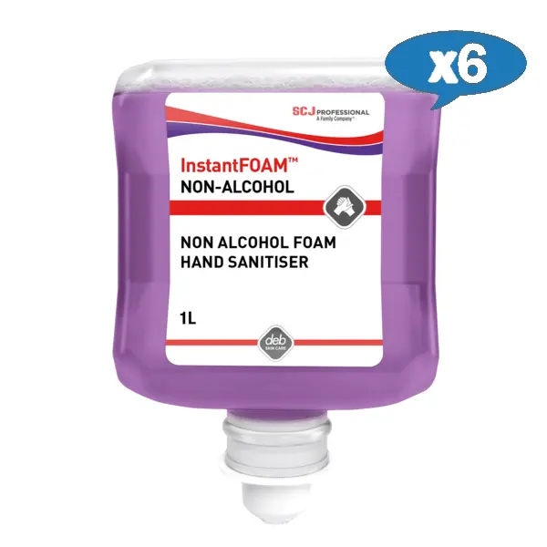 SC Johnson Deb InstantFoam Non Alcohol Foam Hand Sanitiser - Image 4