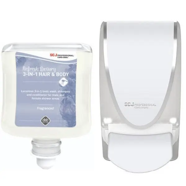 SC Johnson Deb Refresh Luxurious Body Wash, Shampoo and Conditioner
