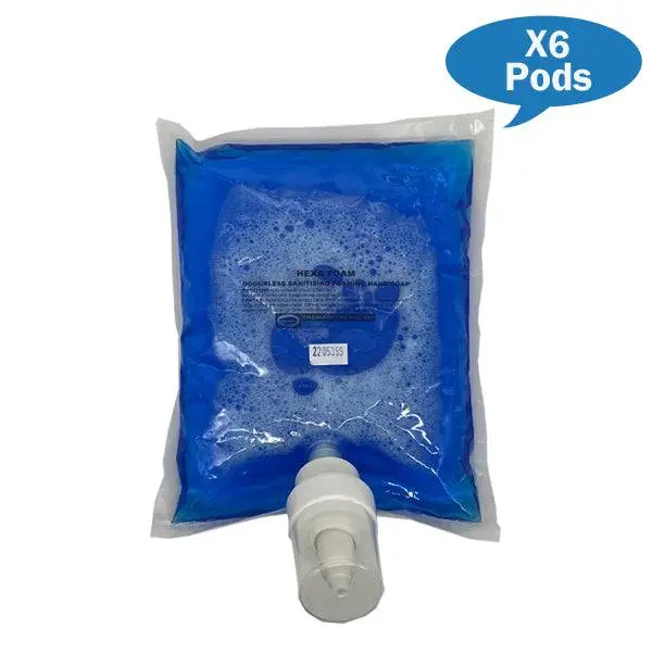 Tasman Hexa Foaming Hand Soap 6 X 800 Pod