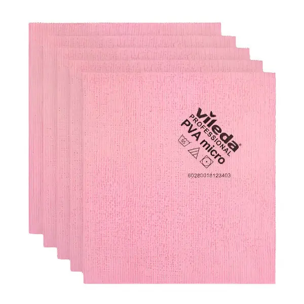 Vileda Professional PVA Microfibre Cleaning Cloth Lint Free - Image 3