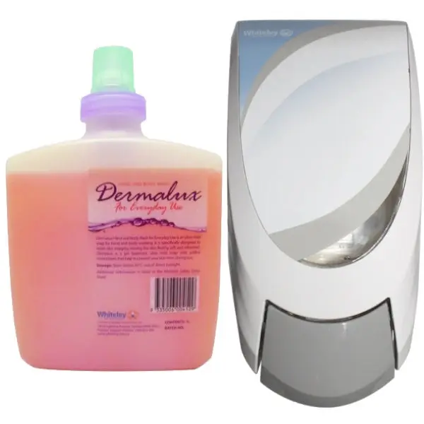 Whiteley Dermalux Hand & Body Soap Peach Apricot | Everyday Use