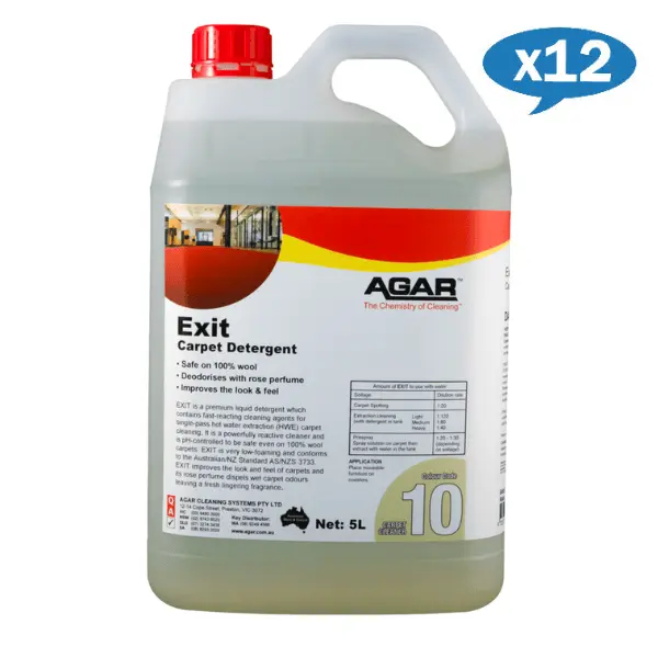 Wholesale Agar Exit Concentrate Carpet Cleaner Detergent 60Lt